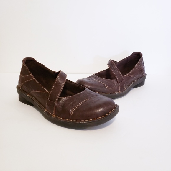 clarks brown tumbled leather